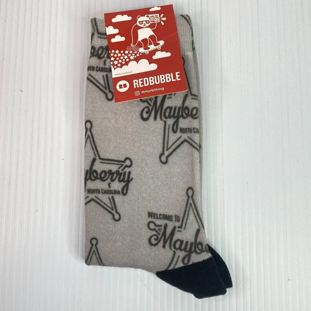 Andy Griffith Socks Redbubble US Men's 3.5-12 Mayberry Sheriff Star